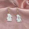 Mini Cute Rabbit Oil Dripping Earrings Female, Halloween Super Fairy High-end Design Stud Earrings