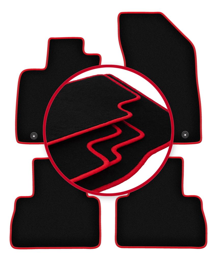 Velour Floor Mats With Trim For Mg Zs Ev Lf Crossover (2019-)