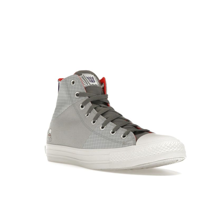 Converse Transformers X Chuck Taylor All Star High Decepticons Unisex Sneakers Grey Court-Purple Multi A11658C