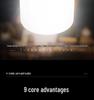 Rechargeable Multi-Functional Super Bright Camping Lantern with Long Battery Life for Emergency and Night Market Lighting