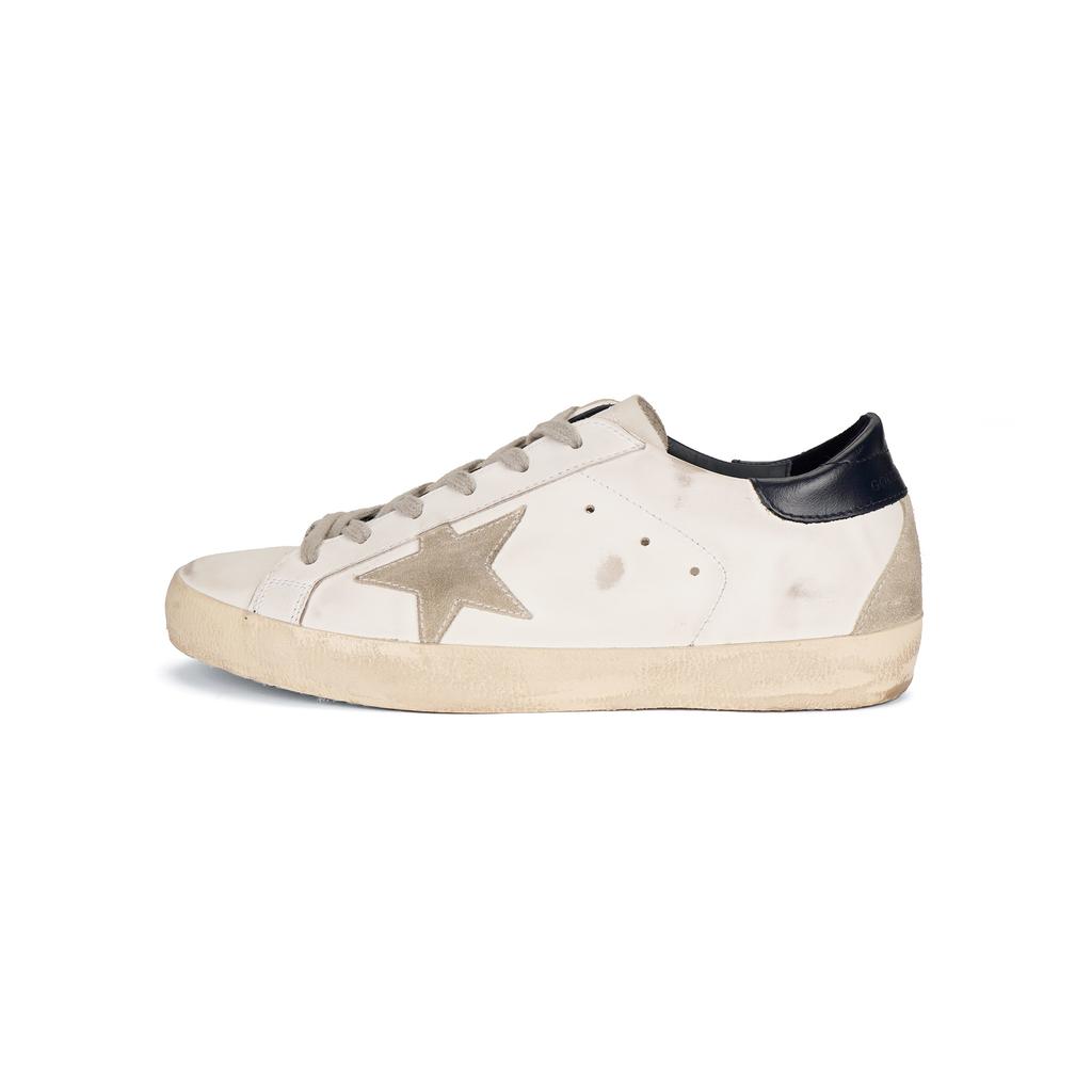 GOLDEN GOOSE Super-Star Белый Лед Ночной Синий Женские GWF00102.F000311.10270