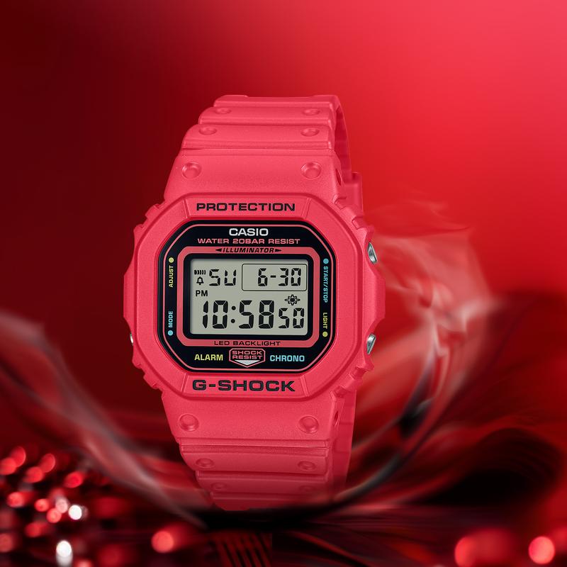 Casio Кварцевые часы для мужчин и женщин серый циферблат DW-5600EP-4PR