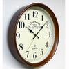 Santell Japanese-Made Retro Wall Clock (Factory) Brown QL662-BR
