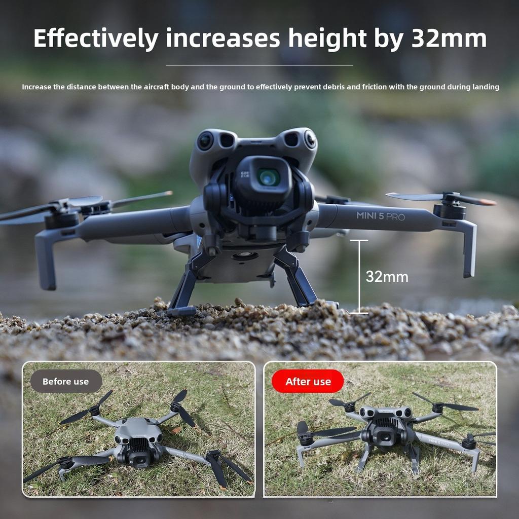 Складное шасси для DJI Mini 5 Pro, складная подставка, расширитель, защита посадочных ног для дрона DJI Mini 5 Pro, аксессуары