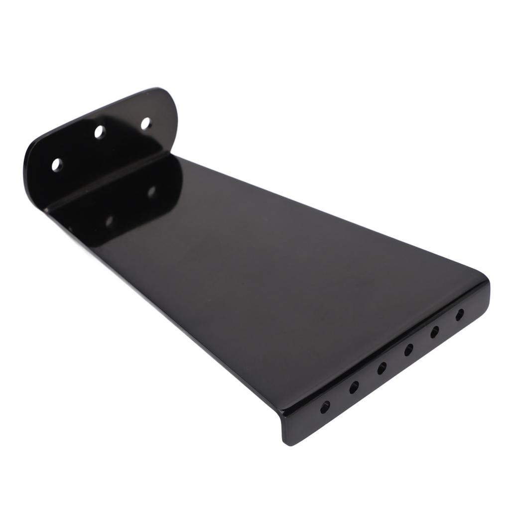 Guitar Bent Tailpiece Replacement 6 String Metal Electric Guitar Tailpiece Resonator for Jazz Guitars