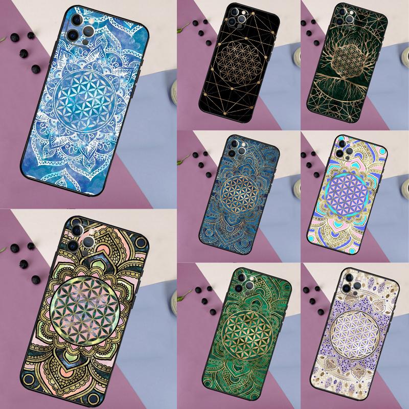 Flower Life In Lotus Pastel Golds Funda For OPPO Reno 10 11 12 13 14 Pro 8 7 Lite 11F 12F 13F 14F OPPO Find X8 X5 X6 X9 Pro Case