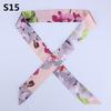 Fashion Silk Scarf Women Ribbon Tied Twilly Decoration Scarf Bag Handle Long Soft Scarf Scarves  Unique