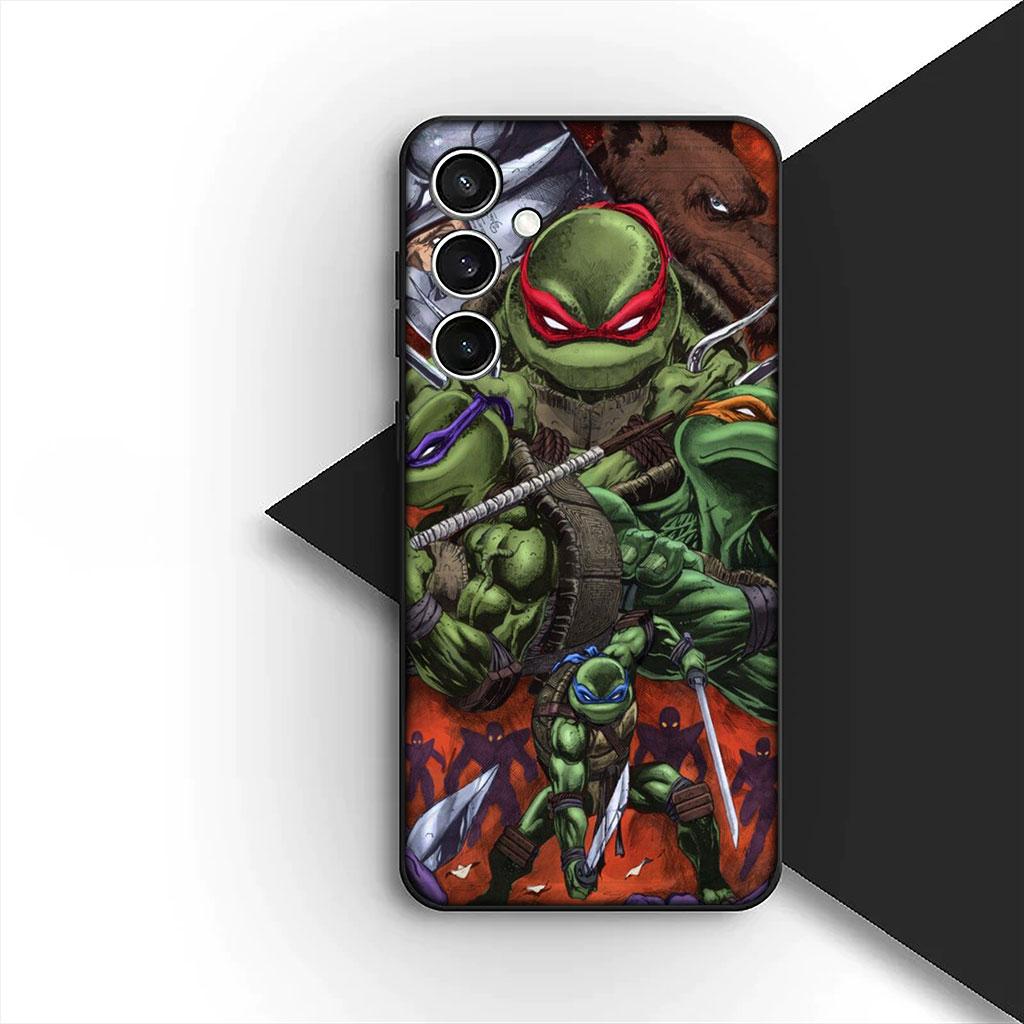 Phone Cover for Motorola Moto G86 G57 E14 E15 G14 G34 G35 G84 G24 A54 G15 Power E22 Soft Case Ninjas Anime T-Turtles Cartoon