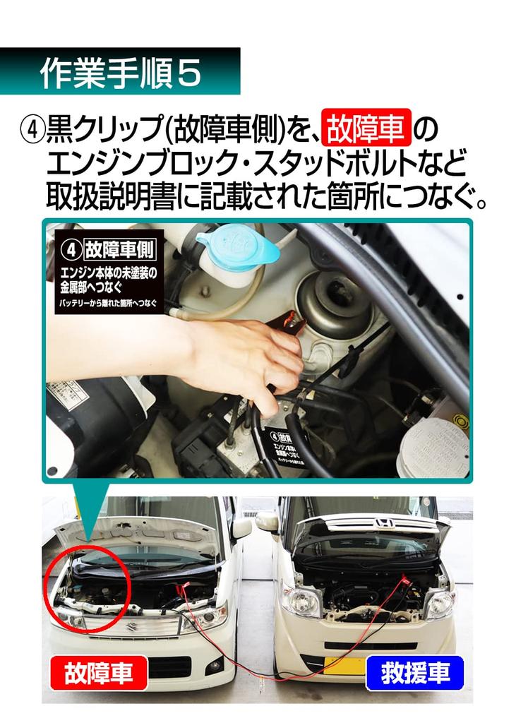 Aqua Dream ADB-50A-3 Platinum Booster Cable for Mini and Compact Cars (Compatible with Hybrid