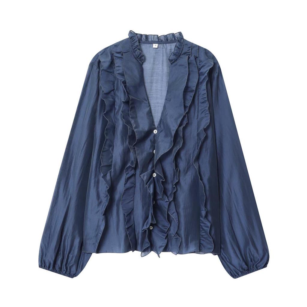 Женская высококачественная кружевная многослойная блузка - Стиль "Маленький аромат"