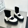 Women Designer Shoes 2024 New Korean Style Fashionable Mary Jane Style Women's Boots Comfortable and Versatile Platform Boots