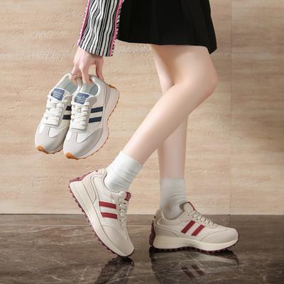 Ins корейская версия новой обуви для папы, девушки, весна 2025, для студентов, для бега, спорта, толстая подошва, высота, повседневная, уличная, снимок JCA02