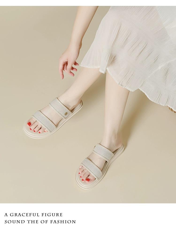 Женские суперкомфортные римские пляжные сандалии на одном ремешке - Летняя мода 2024