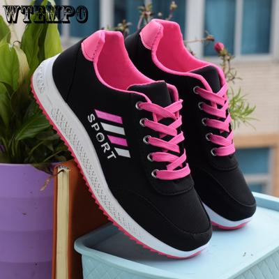 Нескользящие дышащие парусиновые туфли, женские корейские кроссовки на весну и осень, универсальные кроссовки для студентов, дорожная обувь, женская обувь на шнуровке