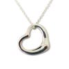 [Б/у] TIFFANY/Tiffany 925 Open Heart Pendant/Necklace/g438-69