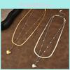 Shaped Heart Beautiful Titanium Steel Necklace For Trendy Women With Adjustable Options Length