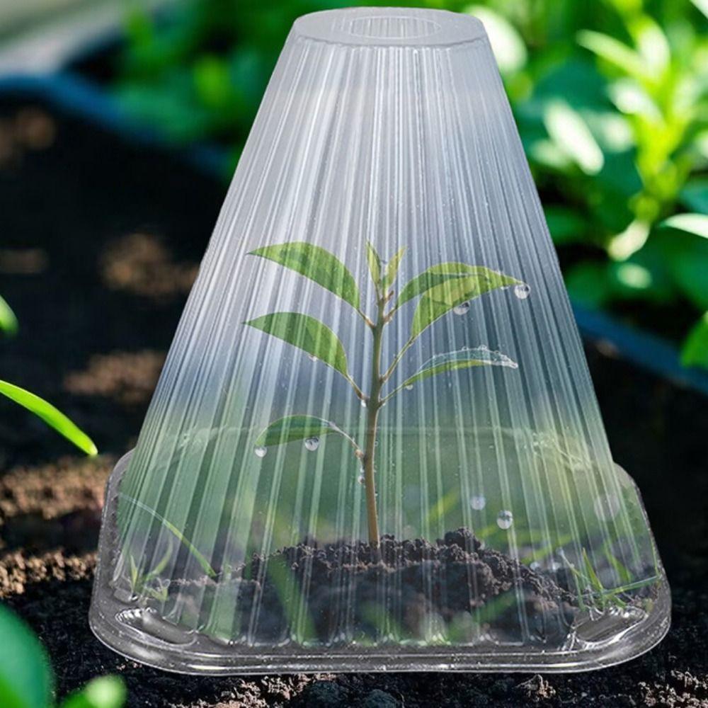 20 шт. ветрозащитный чехол для рассады растений конический защитный чехол для цветов изоляционный чехол для растений защита от заморозков
