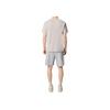 STONE ISLAND Футболка мужская с коротким рукавом, облегающего кроя, с круглым вырезом и спущенным плечом, с логотипом-нашивкой, топы, серая, белая K1S1521000-08S0F11-V0064