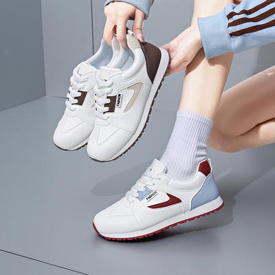 2025 весна маленькие белые туфли новая корейская версия ins студентки увеличение роста плоские спортивные туфли на платформе повседневная обувь женская LF902