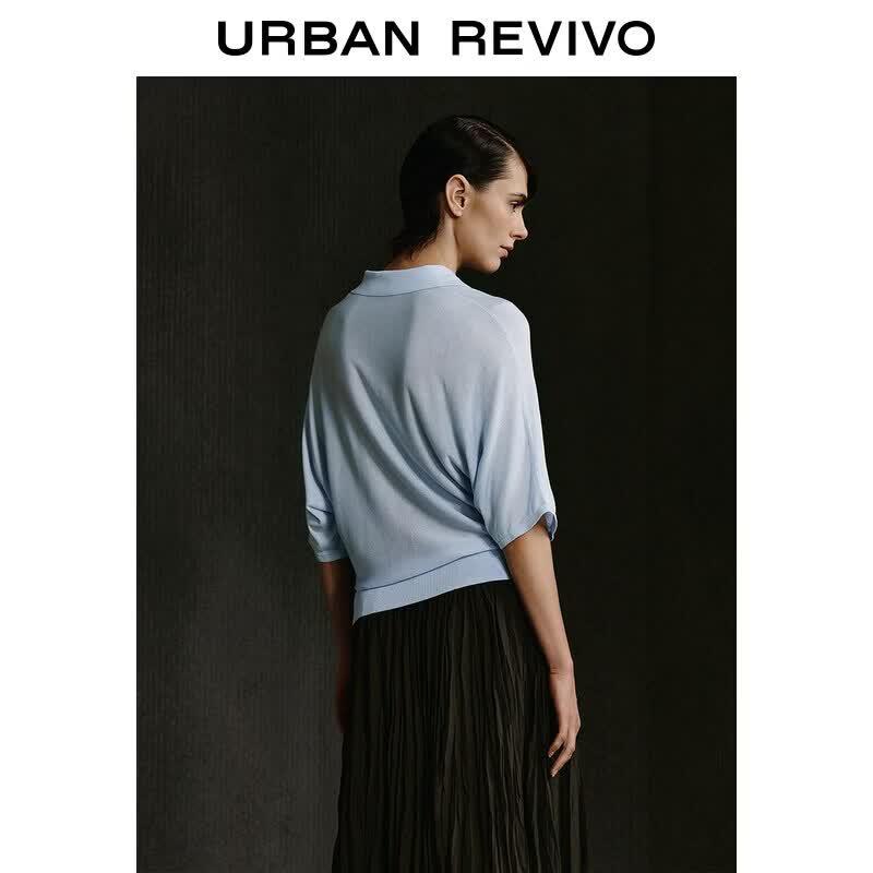 Женский вязаный топ с рукавами летучая мышь UR Urban