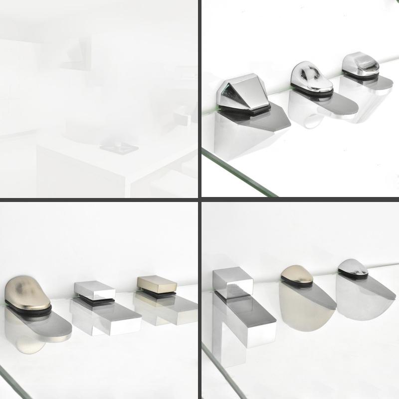 Регулируемый стеклянный держатель полки из сплава Стеклянные зажимы Держатель кронштейна для полки