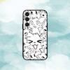 C-Cute B-Boykisser Чехол для телефона для Samsung A73,A21s,A22,A31,A32,A52,A53,A71,A80,Мягкий черный корпус