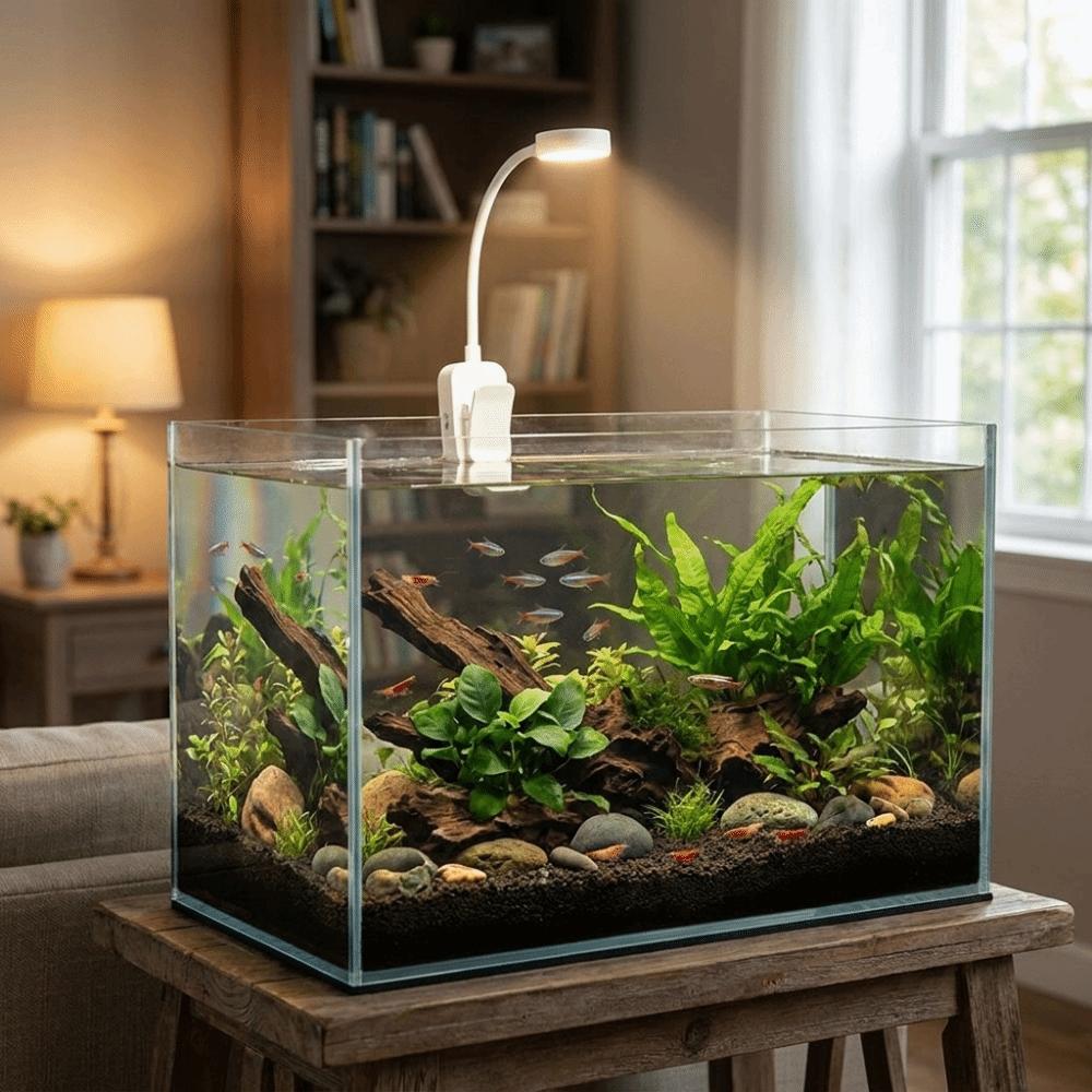 Color-changing Aquarium Decorative Light 360° Rotatable Water Grass Lamp Plant Growing