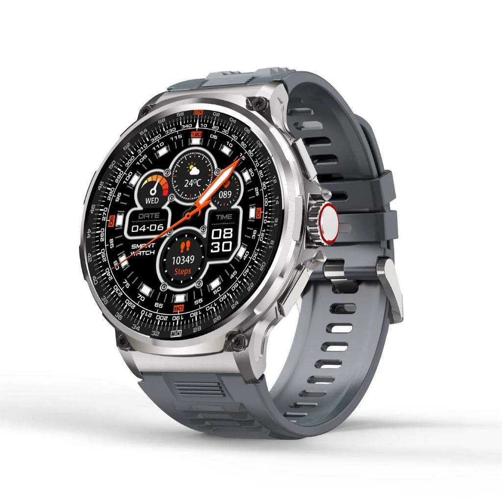 V69 Smartwatch: 1.85'' Display, Bluetooth Calls, Heart Rate & Blood Oxygen Monitoring, Multi-Sport Modes, Waterproof