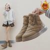 "Women's 2024 Velvet-Lined High Top Snow Boots, Thick Soles, Warm Cotton DY8888"