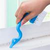 Compact Ergonomic Handheld Gaps Slot Brush Tool For Tight Space Lightweight Plastic Design With Angled Cleaning Edged