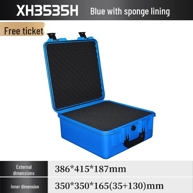 Xihua IP67 Водонепроницаемый Пластиковый Ящик для Инструментов с Сертификацией ROHS, Утолщенный - 35x35 Квадратный Влагозащитный Кейс для Приборов