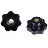 M5/M6/M8/M10/M12 Female Thread Seven Star Shaped Head Clamping Nuts Knob