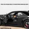 1/24 Dodge Challenger Hellcat игрушечная машинка литая Metel Cars игрушечные машинки с откидным механизмом Hellcat со звуком и светом Hellc для детей
