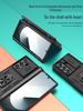 Чехол для телефона Samsung Z Fold - Совместим с Fold7/6/5, Защита объектива и шарнира, Чехол-книжка с держателем-кольцом