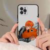 Чехол для телефона Chainsaw Man P-Pochita для iPhone 17 Air 16 15 14 Plus 13 12 Mini 11 Pro Max Черный