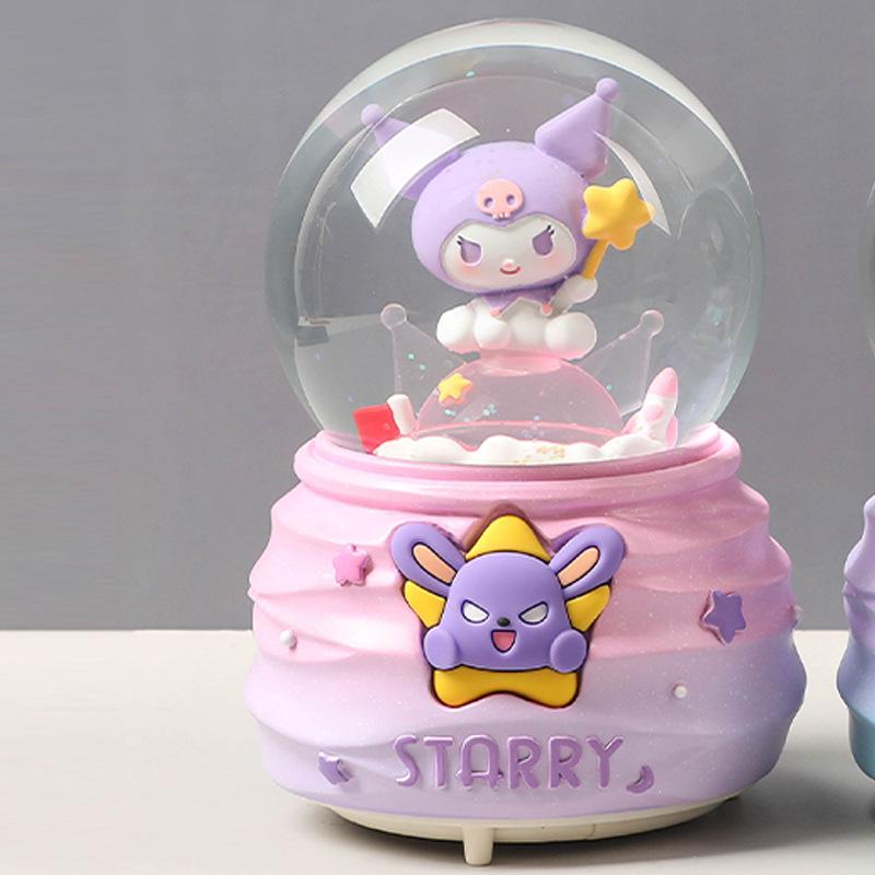 Pink Heart Castle Music Box Lantern - Snow Princess Dream Castle Birthday Gift