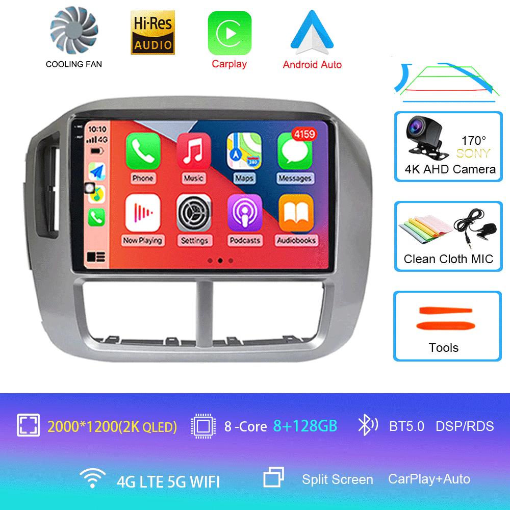Android 14 Carplay Auto WIFI+4G Для Honda Pilot 2006 2007 2008 Автомагнитола GPS Стерео Мультимедийный Видеоплеер 2din Головное Устройство Аудио