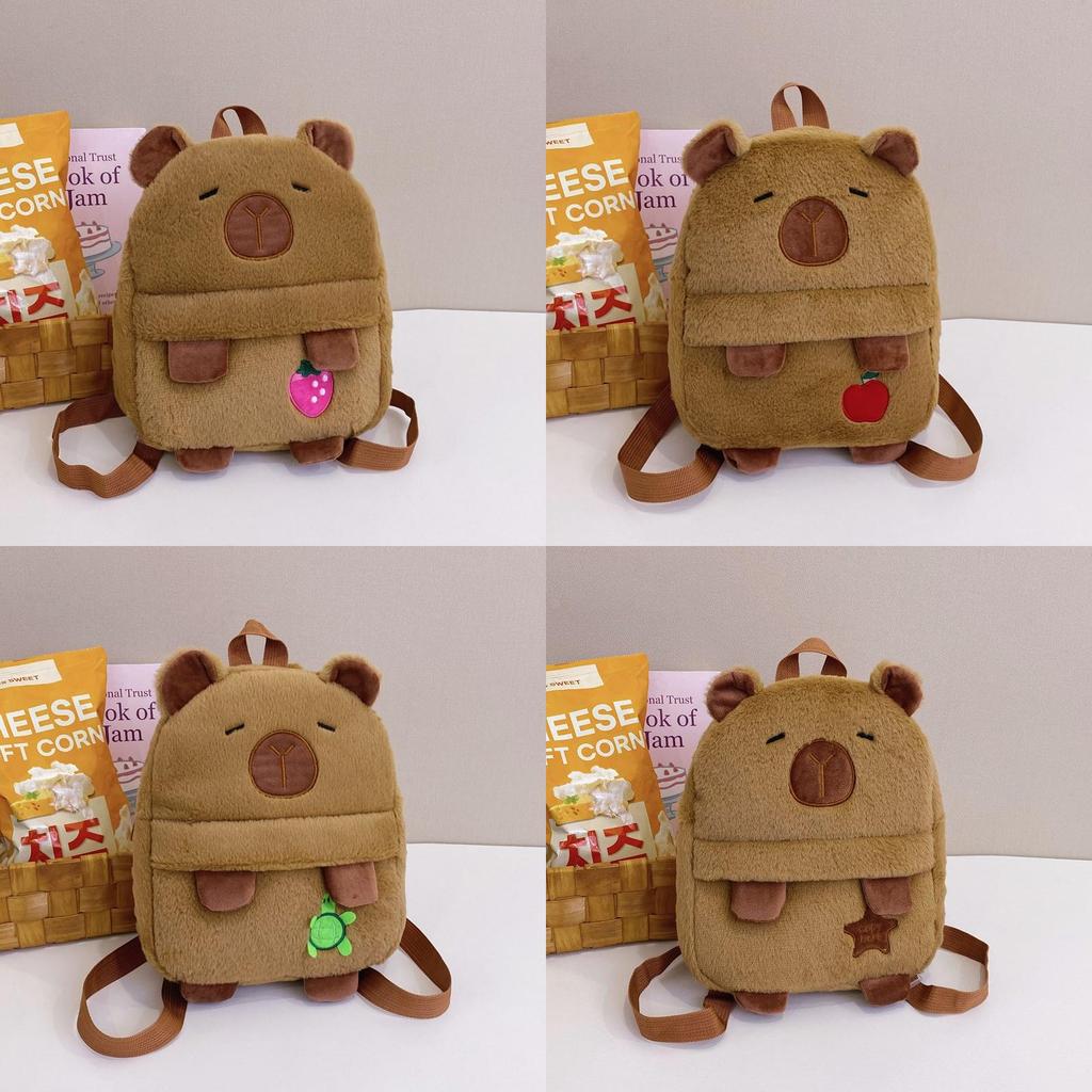 Soft Plush Childrens Backpack With Lightweight Design And Anime Character For School And Travel