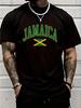 100% Cotton Jamaica Designs Jamaica Flag T shirt Women's Men Graphic
