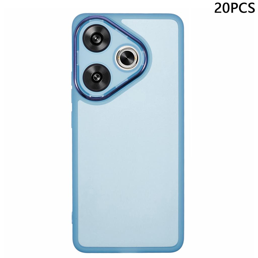 Bulk Purchasing 20Pcs TPU Case for Xiaomi Redmi Turbo 3 5G/Poco F6 5G Electroplated Camera Frame Phone Cover Precise Cutouts