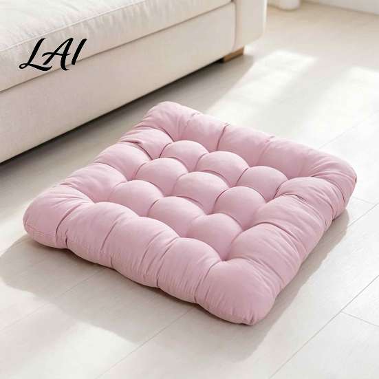 Pressure Relief Pad for Long Sitting Office Chair Cushion Breathable Seat Pad 40x40cm Soft Polyester Cushion Stuffed Floor Home Reading Nook