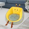 Cartoon Stuffed Animal Shaped Chair Cushion Armrest Pad Half Surrounded Anti Slip Home Seat
