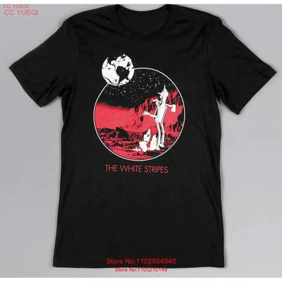 Винтажная футболка группы The White Stripes Черная от S до 5Xl TA3215 винтажная Выстиранная Мягкая Удобная дизайнерская одежда Слегка