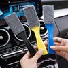 2 In 1 Car Dust Tool Cleaning Brush Accessories Interior For Mitsubishi Lancer Mirage ASX Ralliart Outlander Jinxuan Lancer Ex
