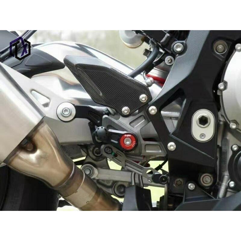 Высокие подножки из углеродного волокна для BMW S1000RR (2015-2018) Запчасти для модификации