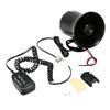 Shkalacar 6 Tone Loudspeaker,Car Motorcycle Megaphone 6 Tone Loudspeaker Traditional Foot Ringing Fire Alarm Warning Ambulance Breaking Police Siren