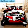 3pcs Spfc Team Crest Design Printed Bedding Set Duvet Cover Closure Includes 1 Duvet Cover & 2 Pillowcases Bedding Sets Home Decor Gifts