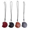 Round Hanging Neck Coin Purse PU Leather PU Leather Coin Purse Simple Key Case Outdoor