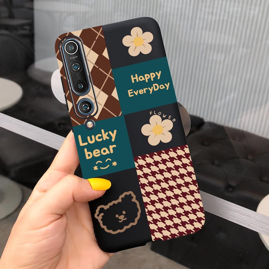 For Xiaomi Mi 10 5G Case Luxury Art Painted Cover Soft Silicone Phone Case For Xiaomi Mi 10 Pro 5G Mi10 Back Cover Bumper 6.67''
