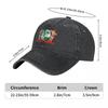 Coat Of Arms Of Suriname Baseball Cap Tennis Hot Sale Washed Hip Hop Hats Unisex Fitted Print Washed Cap